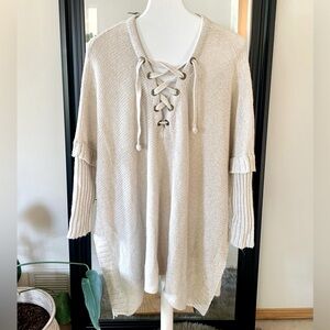 Alya Oversized Cream Sweater